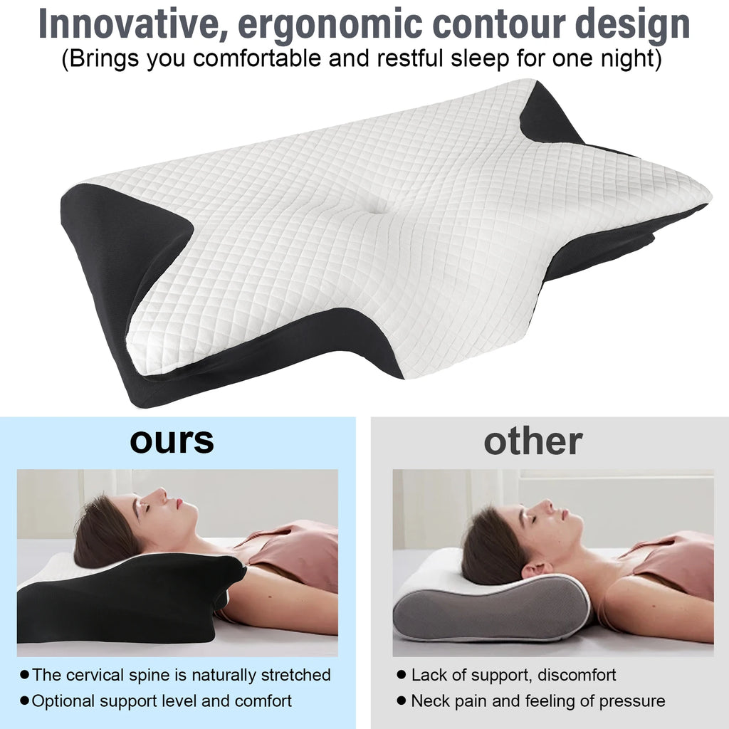 Contour Memory Foam Neck Pillow™ Dormeva™