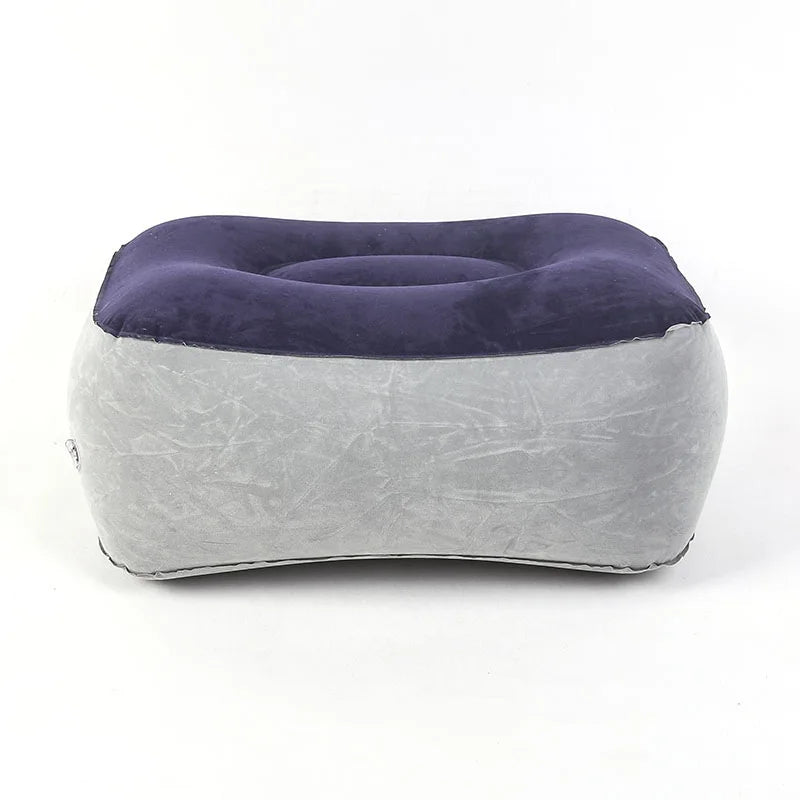 Inflatable Footrest Pillow PVC Foot Rest Air Pillow Cushion for Travel Office Home Leg Up Relaxing Feet Tools Under Desk