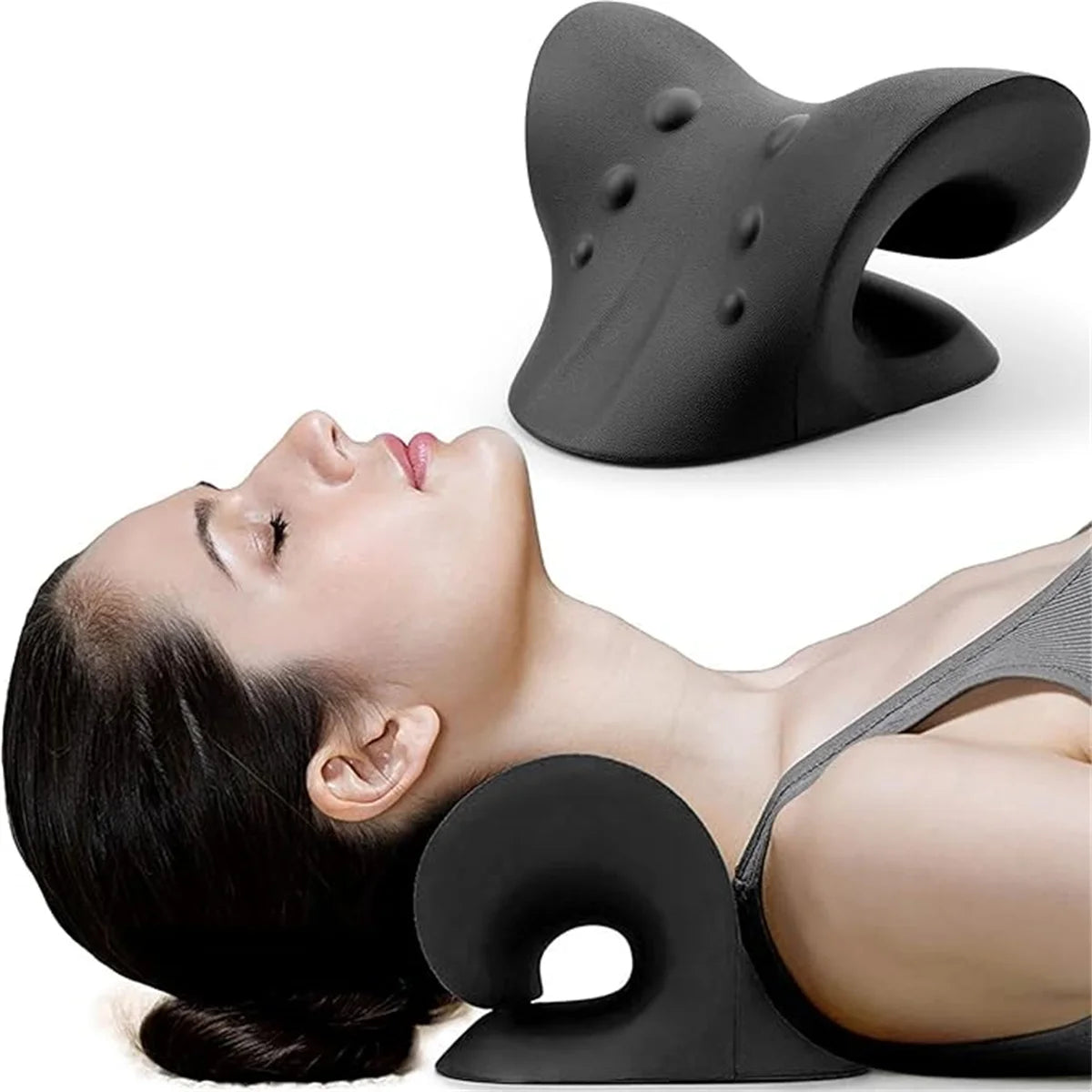 Dormeva™ C-Shaped Cervical Pillow – Neck & Shoulder Relief