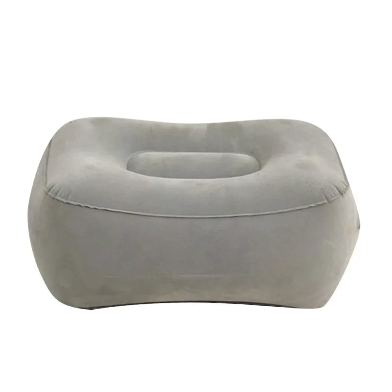 Inflatable Footrest Pillow PVC Foot Rest Air Pillow Cushion for Travel Office Home Leg Up Relaxing Feet Tools Under Desk
