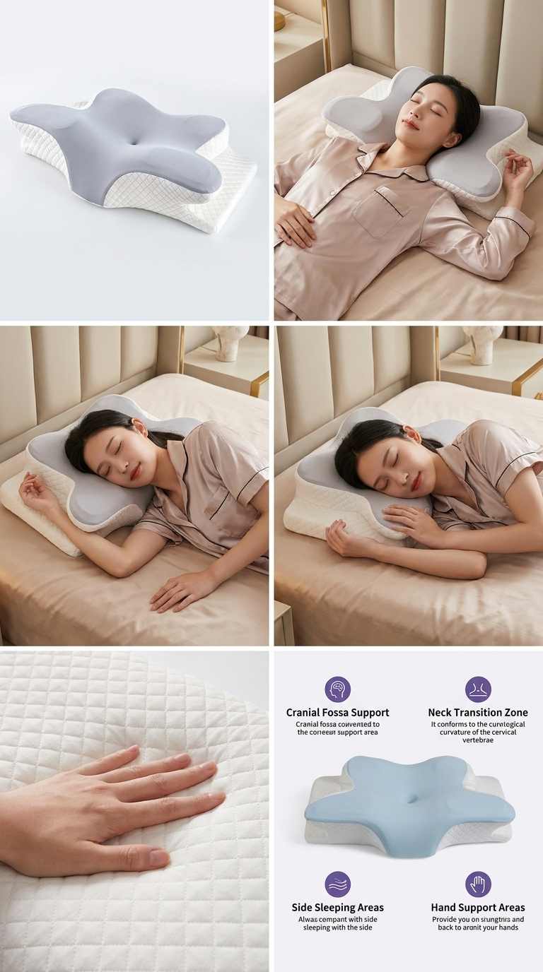 Dormeva™ Butterfly Cervical Pillow — Neck & Shoulder Pain Relief